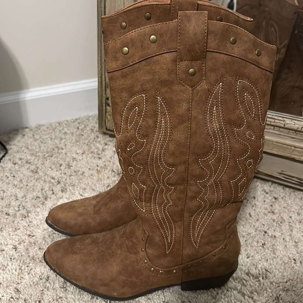 Wide Calf Cowboy Boot